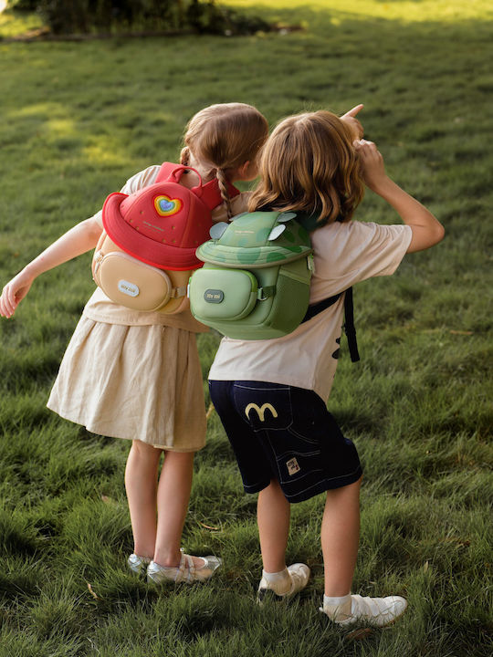 zoy zoii Kinder Tasche Rucksack Grüne 24,5x21,5x12cm