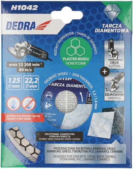 Dedra Disc de Tăiere pentru Materiale de Construcție
