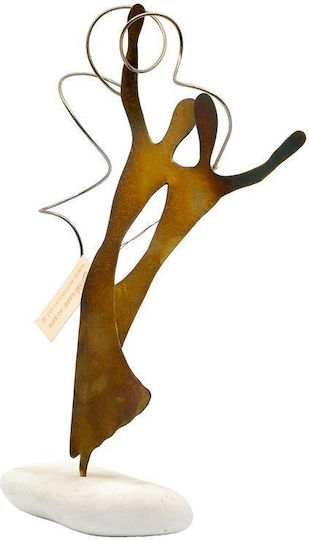 Epilekton Art 01-659 Handgemachtes Tischdekoration Bronzefiguren Tanz 15x20