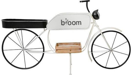 Μεταλλικο Διακοσμητικο Retro Μοτοσυκλετα Fylliana Bloom Λευκο-μαυρο Χρωμα 188x57x103εκ Μεταλλικο Διακοσμητικο Retro Μοτοσυκλετα Fylliana Bloom Λευκο-μαυρο Χρωμα 188x57x103εκ