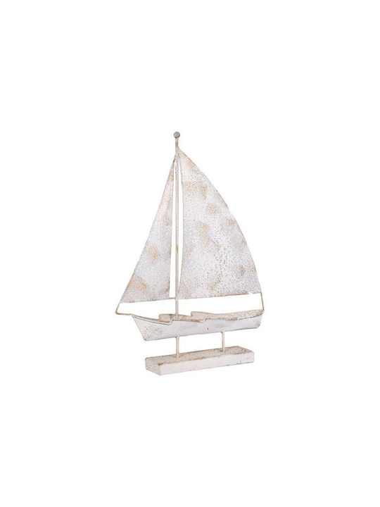 Decorativ Metalic Vapor Fylliana Fl0131 Antic Argintiu 31x6x44cm