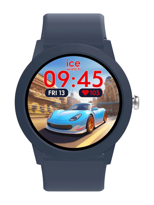Ice Watch Ice Smart Junior Rd 3.0 Round Smartwatch Model Silicone Strap Blue