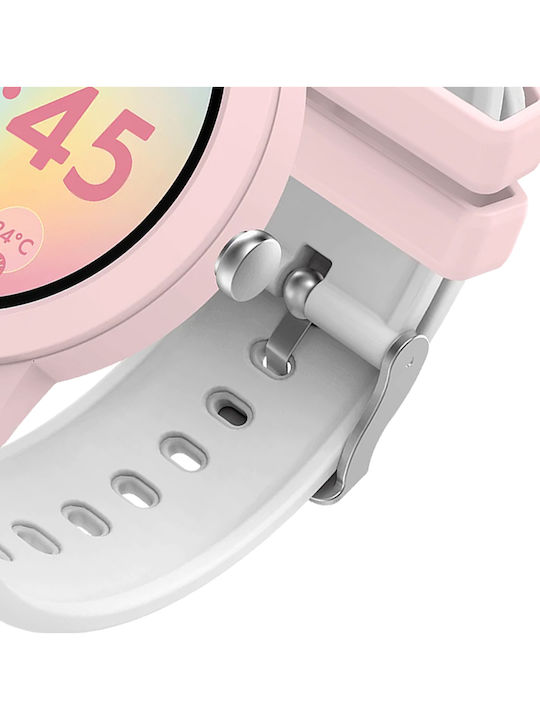 Ice Watch Ice Smart Junior Rd 3.0 Round Smartwatch Model Silicone Strap White Pink