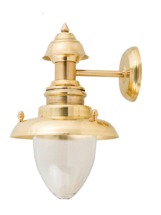 Lido Wall-Mounted Outdoor Lantern E27 IP43 24x33εκ.