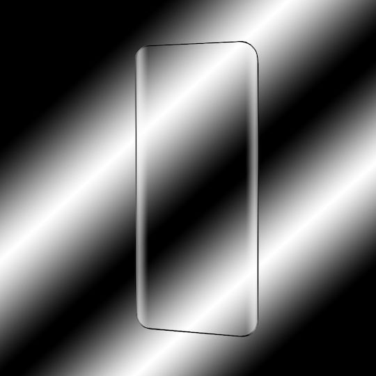 Techsuit 111d Vollflächiges Gehärtetes Glas Voller Leim Schutzfolie für Motorola Edge 70 Fusion Schwarz