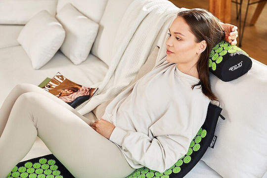 4FIZJO Acupressure Massage Mat for Body Black