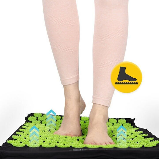 4FIZJO Acupressure Massage Mat for Body Black