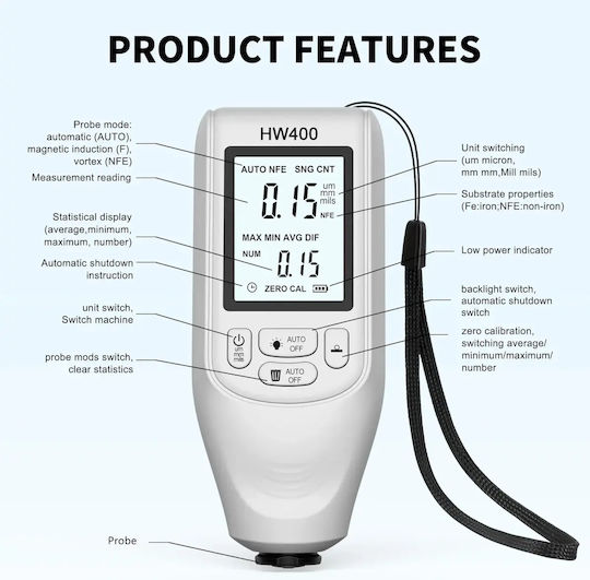 Maestro Coating Thickness Gauge KX-HW400