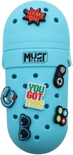 Must Team Pencil Case Made of Silicone Cylinder Various Designs/Colours