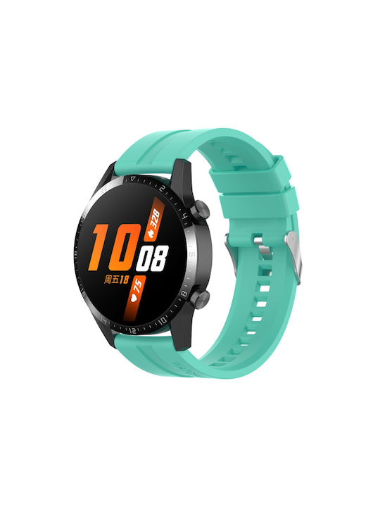 Curea Silicon Albastră (Galaxy Watch 46mm / Gear S3 Apple Watch 44/45/46mm/Ultra 49mm Huawei Watch GT/GT Pro 2/3/4/5 / Ultimate 46mm Honor GS Pro)