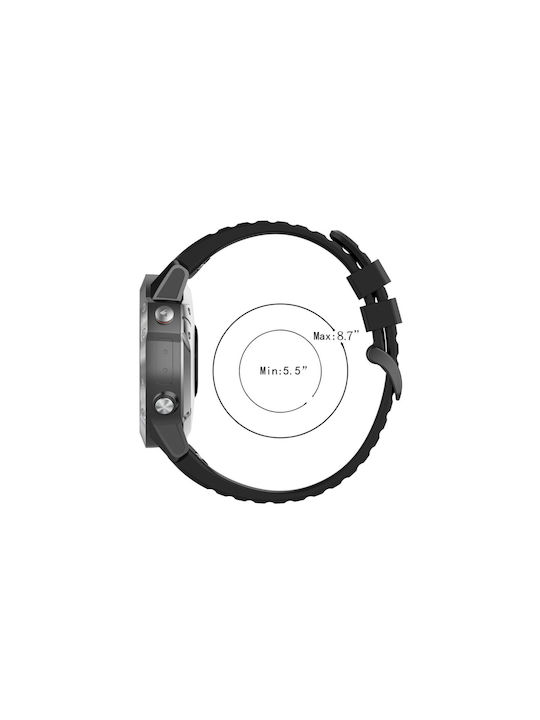 Λουράκι Μαύρο (Garmin Instinct)