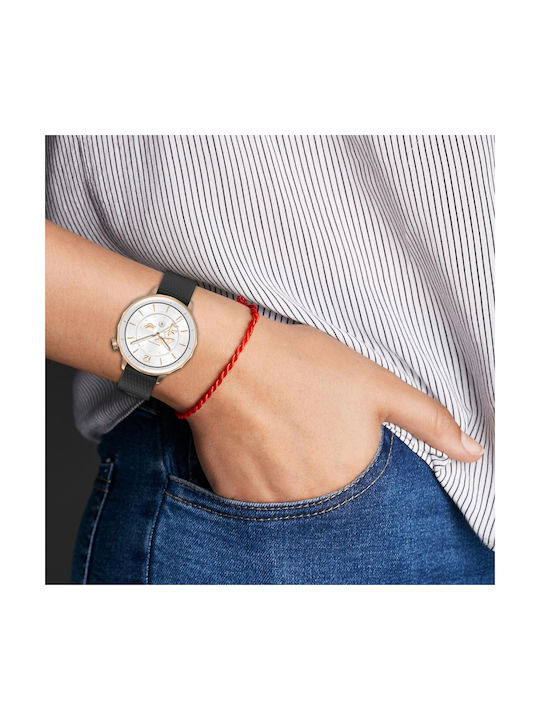 Каишка Силиконова Черна (Universal Silicone Strap For Watch)