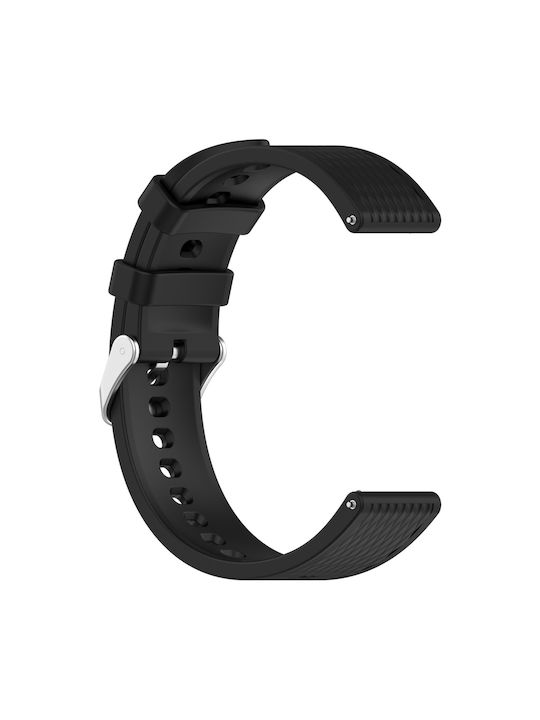 Каишка Силиконова Черна (Universal Silicone Strap For Watch)