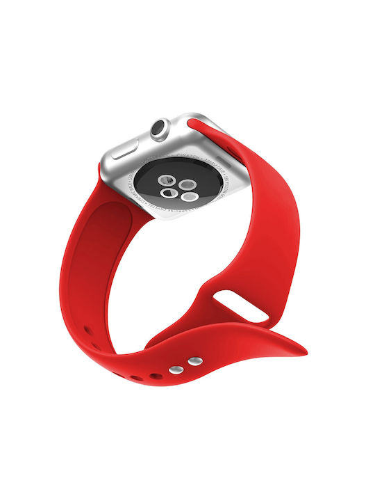 Кайшка Силиконова Червена (Apple Watch 38/40/41/42mm)