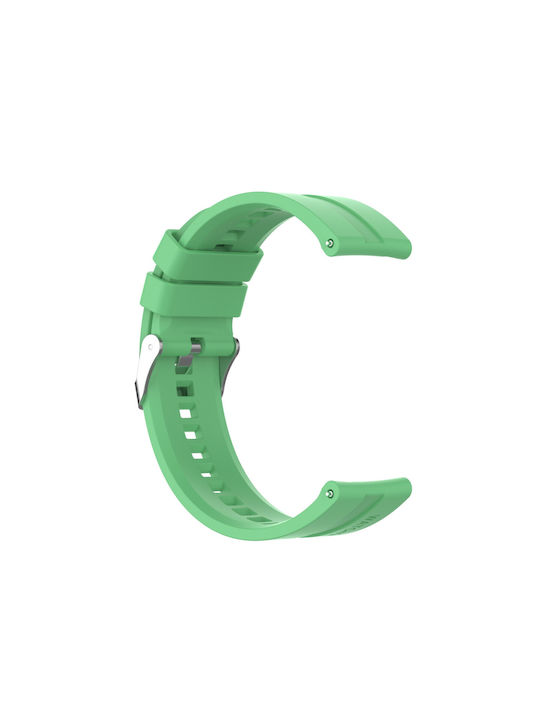 Curea din Silicon Verde (Huawei Watch GT/GT Pro 2/3/4/5 / Ultimate 46mm Honor GS Pro)