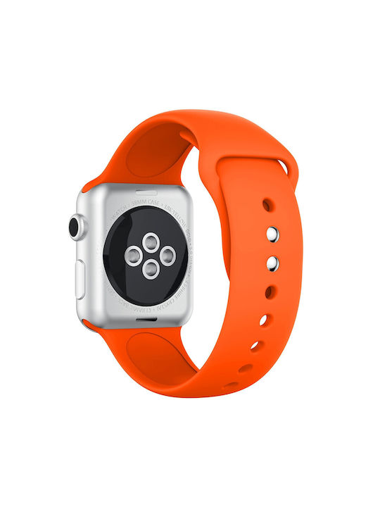Λουράκι Σιλικόνης Πορτοκαλί (Apple Watch 38/40/41/42mm)