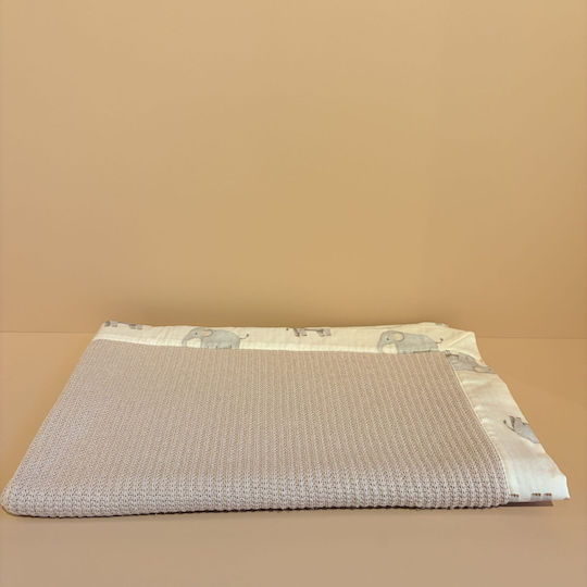 Grandes Suenos Nursery Swaddling Cotton Pink Blanket 75x100cm