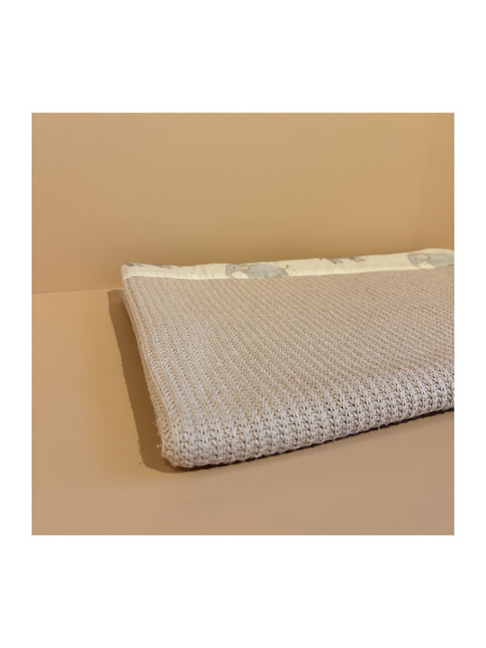 Grandes Suenos Nursery Swaddling Cotton Pink Blanket 75x100cm
