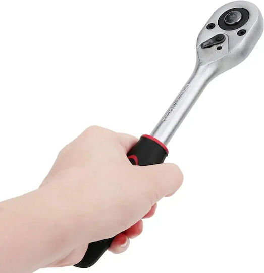 Professionelles Ratschen- und Steckschlüssel-Set 1 2″-1 4″ 108 Stück Silber
