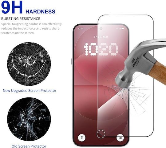 Rurihai Full Face Tempered Glass (Nothing Phone (4a))