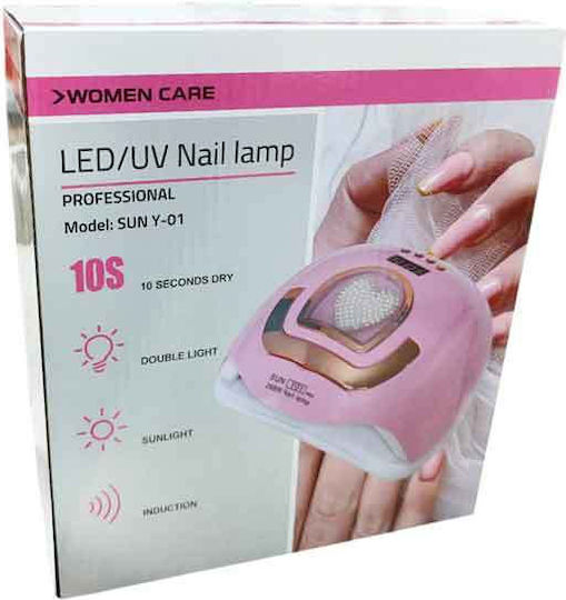Φουρνάκι Νυχιών UV / LED 288W Ροζ