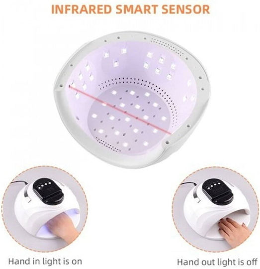 Φουρνάκι Νυχιών UV / LED 168W Ροζ