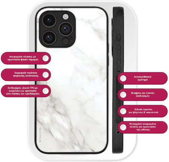 Sonique Marble Series Case Oppo Reno15 F 5g Oppo Reno15 Fs 5g White