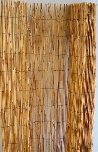 Ankor Bambuszaun mit Ganzes Schilf 1x5m