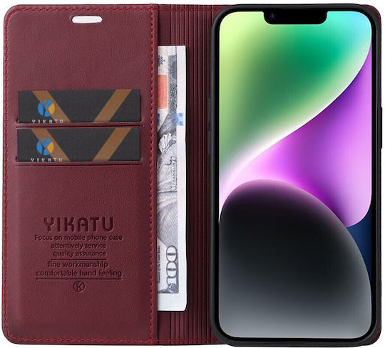 Yikatu Book Burgundy (Poco X8 Pro)