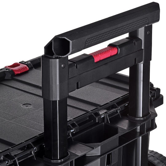 Keter Stack"N"Roll Tool Storage Plastic Wheeled Box W41.1xD55.5xH52.5cm 301416