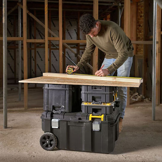 Stanley Fatmax Tool Storage Plastic Wheeled Box W66.6xD45.8xH34cm FMST17870-1