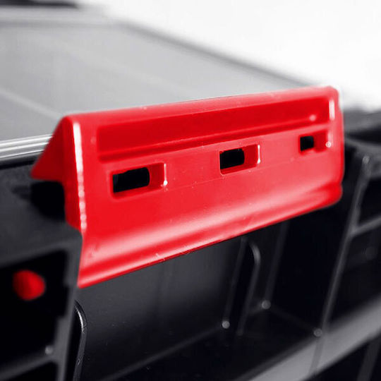 Qbrick System One Longer Basic Tool Storage Plastic Wheeled Box W63.5xD24.5xH23cm 29546251