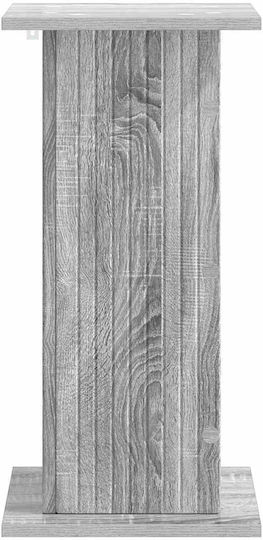 vidaXL Pflanzenständer Holz Grau 30,5x30x60,5cm