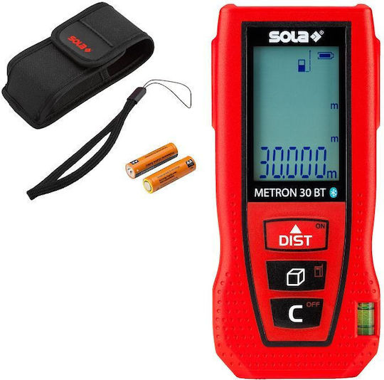 Sola Μέτρο Laser Metron 30 Bt Bluetooth με Δυνατότητα Μέτρησης 30m
