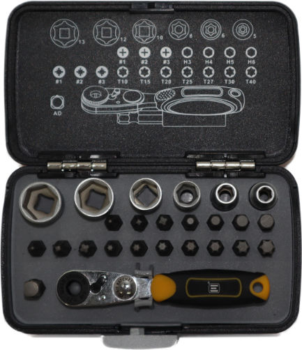 Magnem Ratschen- & Steckschlüssel-Sets 1\4" 26Stück