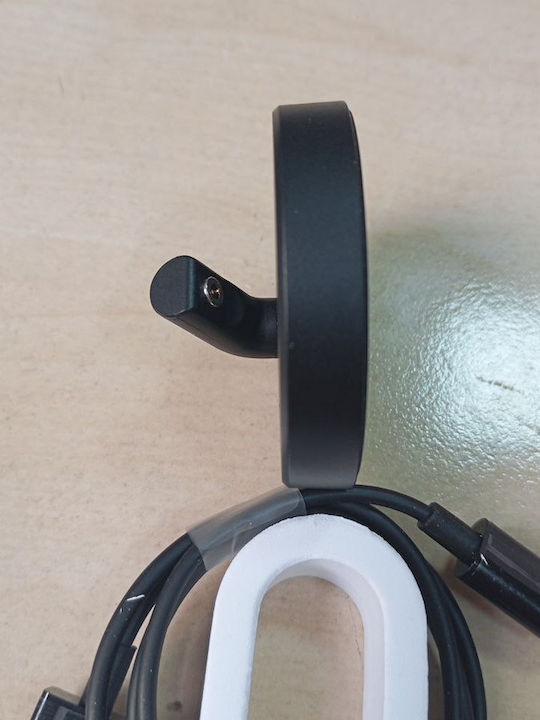 Amovan Smart Ring 17.3mm Αδιάβροχο με Παλμογράφο Μαύρο