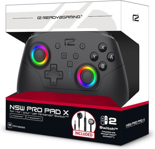 Ready2gaming Pro X 2 Wireless Gamepad for Switch 2 Black