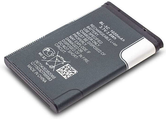 BL-5C Συμβατή Μπαταρία Αντικατάστασης 1020mAh για Nokia Asha 203