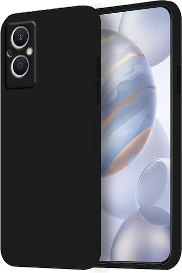 Задна корица Силикон Черен (Oppo Reno8 Lite)