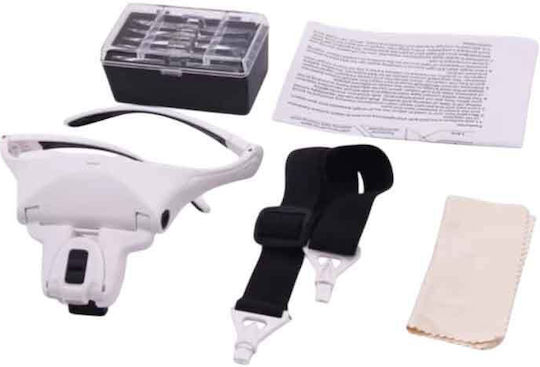 Head Safety Glasses with Magnification and LED Light 1pcs
