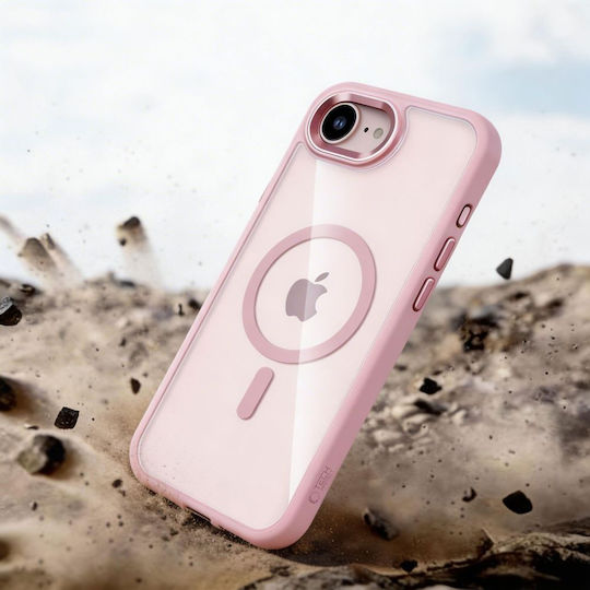 Tech-Protect Magmat Rückseitenhülle aus Silikon Rosa (iPhone 17e / 16e)