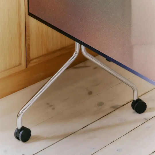 Tv Stand Wheels Pedestal Moon Rollin' Regular Chrome