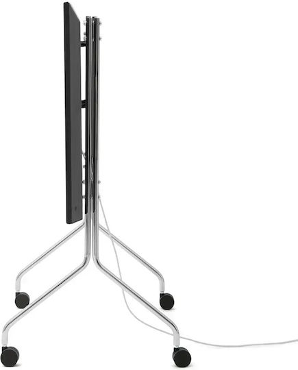 Tv Stand Wheels Pedestal Moon Rollin' Regular Chrome