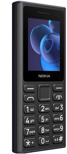 Nokia 110 (2024) Dual SIM Κινητό με Κουμπιά (Ελληνικό Μενού) Μαύρο