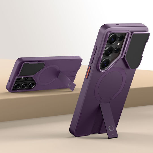 Tech-Protect Back Cover Aramid Fiber Purple (Galaxy S26 Ultra)
