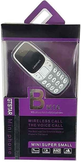 L8STAR BM10 Mini Dual SIM Telefon Mobil cu Butoane Gri