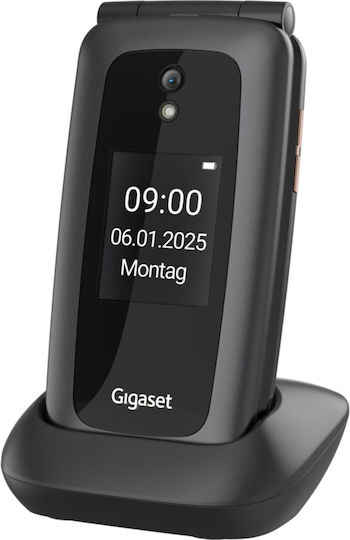 Gigaset GL795 Dual SIM Mobile Phone with Large Buttons Gray