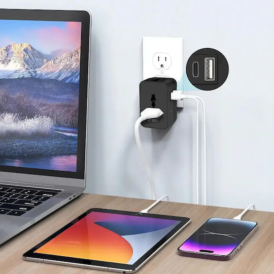 Tech-Protect Αντάπτορας Πρίζας από Αγγλίας σε Ελλάδας