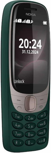 Nokia 6310 (2024) Dual SIM Telefon Mobil cu Butoane (Meniu în Limba Engleză) Verde