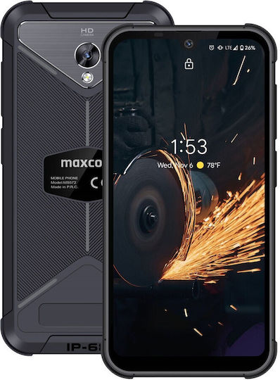 MaxCom MS572 Dual SIM (3/32GB) Ανθεκτικό Smartphone Μαύρο